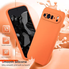 Load image into Gallery viewer, LeYi for Google Pixel-9-Pro-XL Case 6.8inch: (Not Fit 9/ 9Pro) with 2PCS Screen Protector, Soft Liquid Silicone Microfiber Lining, Shockproof Protective Case for Pixel 9 Pro XL, Orange_129
