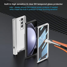 Load image into Gallery viewer, Libeagle Compatible with Samsung Galaxy Z Fold 5 Case, Include Capacitance Pen &amp; S Pen Holder, Detachable Hinge Protection, Built in Screen Protector, Magnetic Stand, Thin &amp; Slim Cover 5G 2023-Silver_1656
