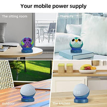 Load image into Gallery viewer, Liboer Battery Base for Echo d0t 5th Generation Portable Echo D0t 4th Generation and Homepod Mini Battery Stand Accessories Not Including DOT Speaker (Blue)_74
