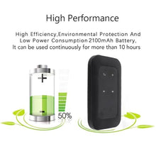 Load image into Gallery viewer, LICAEVEY 4G Portable WiFi Hotspot, 300Mbps High Speed Mobile Router with SIM Card Slot and Indicator Display, 10h Battery for Travel, Supports 10 Devices, for Travel, Home, Gaming, Black_1662
