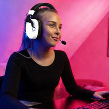 Load image into Gallery viewer, LICAEVEY Wireless Gaming Headset for PC Mobile, 2.4GHz Bluetooth 5.4 Headphones with Noise Canceling Mic, 50mm Driver 7.1 Surround Sound RGB Light, 50-Hour Battery for Gaming Music (Black and White), BlackandWhite_2251
