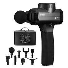 Load image into Gallery viewer, Lifepro Massage Gun - Percussion Muscle Massager for Athletes with 8 Massage Heads and 5 Speed Settings - Deep Tissue Back and Muscle Massage Gun for Recovery, Black_1
