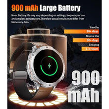 Load image into Gallery viewer, LIGE Men's 1.73" AMOLED 900mAh BT 110+ Sports Tac, BrownSkyBlue_835
