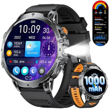 Load image into Gallery viewer, LIGE Military Smart Watches for Men with 1000 mAh Battery, 1.85" HD Touch Screen Smart Watch with Flashlight/50M Waterproof/,110+ Sports Fitness Tracker Watch,Pedometer Mens for Android iPhone_1
