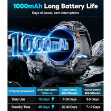 Load image into Gallery viewer, LIGE Military Smart Watches for Men with 1000 mAh Battery, 1.85" HD Touch Screen Smart Watch with Flashlight/50M Waterproof/,110+ Sports Fitness Tracker Watch,Pedometer Mens for Android iPhone_1862
