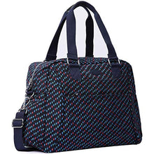 Load image into Gallery viewer, Lily &amp; Drew Nylon Travel Tote Cross-body Carry On Bag with shoulder strap (Dark Blue RGB Arrows), DarkBlueRgbArrows_1
