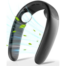 Load image into Gallery viewer, LINFOX Neck Fan,Portable Ultrathin Bladeless Neck Fan,4000mAh Rechargeable Battery Powered,3 Speeds Adjustable,Relaxed Without Feeling,Travel Essentials for Women and Man,Top Holiday Gifts(Black)_1
