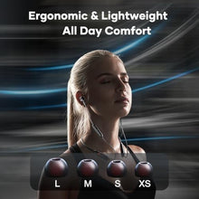 Load image into Gallery viewer, LINKLIKE Neckband Bluetooth Earbuds 100H Playtime with 4 Drivers Enhanced Bass,V5.2 Wireless Earbuds, IPX7 Waterproof,Comfort Fit Neckband Headphones for Sports, Gym Running Workout Business Travel, Black_852
