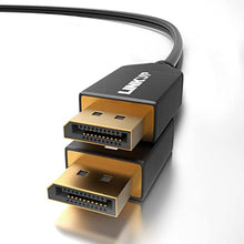 Load image into Gallery viewer, LINKUP - 34AWG DisplayPort DP1.4 DP8K Cable (VESA Certified) Ultra Slim Flexible - [ 8K at 60Hz, 4K at 144Hz ] - 1m / 3.28ft, black_1
