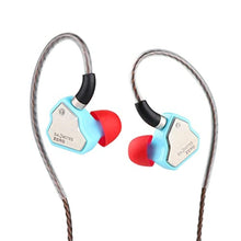 Load image into Gallery viewer, Linsoul 7Hz Salnotes Zero HiFi 10mm Dynamic Driver in-Ear Earphone IEM with Metal Composite Diaphragm Stainless Steel Faceplate Detachable 2Pin OFC Cable (Blue, Without Mic)_8226
