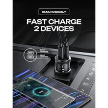 Load image into Gallery viewer, LISEN 90W USB C Car Charger USB C Fast Charge, 45W PD&amp;QC 3.0 Fast Car Charger for iPhone 17 Pro Max 16 15 Pro, Cigarette Lighter USB Charger Adapter for Samsung S26 S25, Android [Metal&amp;Mini] Sockets_2200
