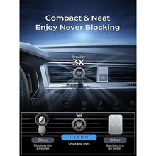 Load image into Gallery viewer, LISEN for MagSafe Car Mount Magnetic Car Phone Vent Mount, Magnetic Car Phone Holder, Hands Free Cell Phone Car Holder for Vent, Fits for iPhone 16 15 14 13 12 Pro Max Plus Mini MagSafe Case Black, SpaceBlack_1144
