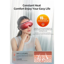 Load image into Gallery viewer, llano Eye Massager with Heat, Heated Eye Mask with Music,Foldable Eye Care Face Eye Massager for Relax Eye Strain Dark Circle Dry Eye, Birthday Holidays Gifts for Women/Men (Grey)_933
