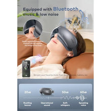 Load image into Gallery viewer, llano Eye Massager with Heat, Heated Eye Mask with Music,Foldable Eye Care Face Eye Massager for Relax Eye Strain Dark Circle Dry Eye, Birthday Holidays Gifts for Women/Men (Grey)_935
