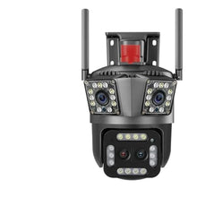 Load image into Gallery viewer, LNBBEQ 16MP 8K HD WiFi Camera Outdoor 12X Zoom Four Lens Three Screen Auto Tracking Security Protection 4K PTZ Video Surveillance CCTV(US Plug,8K 16MP Cam Add 64G), USPlug_1
