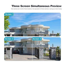 Load image into Gallery viewer, LNBBEQ 16MP 8K HD WiFi Camera Outdoor 12X Zoom Four Lens Three Screen Auto Tracking Security Protection 4K PTZ Video Surveillance CCTV(US Plug,8K 16MP Cam Add 64G), USPlug_1976
