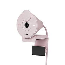 Load image into Gallery viewer, Logitech Brio 300 Full HD Webcam, auto Light Correction, Noise reducing mic, Privacy Shutter, USB-C, Works with Microsoft Teams, Google Meet, Zoom, for Streaming and Video Calling - Rose_1
