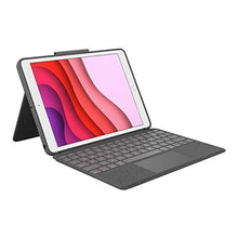 Load image into Gallery viewer, Logitech Combo Touch for iPad (7th, 8th and 9th Generation) Keyboard case with trackpad, Wireless Keyboard, Smart Connector Technology - Graphite_1
