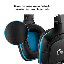 Load image into Gallery viewer, Logitech G432 Wired Gaming Headset, 7.1 Surround Sound, DTS Headphone:X 2.0, 50 mm Audio Drivers, USB and 3.5 mm Jack, Flip-to-Mute Mic, PC, Black, BlackBlue_860
