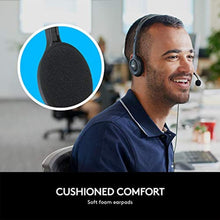 Load image into Gallery viewer, Logitech H111 Wired Headset Stereo Headphones - Black_5338
