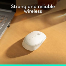 Load image into Gallery viewer, Logitech M170 Wireless Mouse for PC, Mac, Laptop, 2.4 GHz with USB Mini Receiver, Optical Tracking, 12-Months Battery Life, Ambidextrous - Off White_2533
