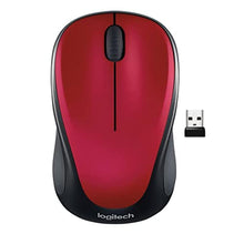 Load image into Gallery viewer, Logitech M317 Wireless Mouse, 2.4 GHz with USB Receiver, 1000 DPI Optical Tracking, 12 Month Battery, Compatible with PC, Mac, Laptop, Chromebook - Red_1
