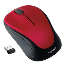 Load image into Gallery viewer, Logitech M317 Wireless Mouse, 2.4 GHz with USB Receiver, 1000 DPI Optical Tracking, 12 Month Battery, Compatible with PC, Mac, Laptop, Chromebook - Red_3170
