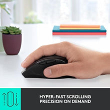 Load image into Gallery viewer, Logitech M705 Marathon Wireless Mouse, Gaming Mouse Wireless, 2.4 GHz USB-A Receiver, 5-Programmable Buttons, 3-Year Battery, PC, Mac, Laptop, Chromebook - Black_1489
