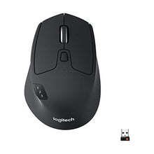 Load image into Gallery viewer, Logitech M720 Triathlon Multi-Device Wireless Mouse, Bluetooth, USB Unifying Receiver, 1000 DPI, 6 Programmable Buttons, 2-Year Battery, Compatible with Laptop, PC, Mac, iPadOS - Black_1
