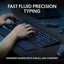 Load image into Gallery viewer, Logitech MX Keys S Wireless Keyboard, Low Profile, Fluid Precise Quiet Typing, Programmable Keys, Backlighting, Bluetooth, USB C Rechargeable, for Windows PC, Linux, Chrome, Mac - Graphite_1121
