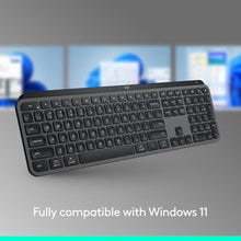 Load image into Gallery viewer, Logitech MX Keys S Wireless Keyboard, Low Profile, Fluid Precise Quiet Typing, Programmable Keys, Backlighting, Bluetooth, USB C Rechargeable, for Windows PC, Linux, Chrome, Mac - Graphite_1124
