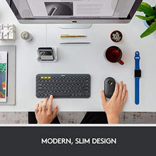 Load image into Gallery viewer, Logitech Pebble M350 Bluetooth Wireless Mouse USB Modern Slim Silent Graphite_2357
