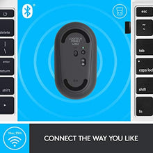 Load image into Gallery viewer, Logitech Pebble M350 Bluetooth Wireless Mouse USB Modern Slim Silent Graphite_2360
