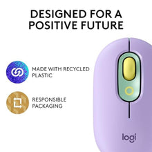 Load image into Gallery viewer, Logitech POP Mouse, Wireless Mouse with Customizable Emojis, SilentTouch Technology, Precision/Speed Scroll, Compact Design, Bluetooth, Multi-Device, OS Compatible - Daydream Mint_26
