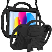 Load image into Gallery viewer, LTROP Kids Case for iPad 11th Generation (A16) 2025 / 10th Generation(10.9 Inch, 2022) with Shoulder Strap, Durable Light Weight Handle Stand Child-Proof Bumper Case for iPad 11th/10th Gen, Black_1
