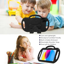 Load image into Gallery viewer, LTROP Kids Case for iPad 11th Generation (A16) 2025 / 10th Generation(10.9 Inch, 2022) with Shoulder Strap, Durable Light Weight Handle Stand Child-Proof Bumper Case for iPad 11th/10th Gen, Black_8459
