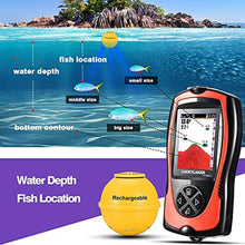 Load image into Gallery viewer, LUCKYLAKER Sonar Kayak Fish Finder Portable Water Handheld Depth Finder Boat Transducer Wireless Fish Finders Sea LCD Screen Fishing_7956
