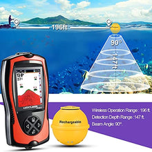 Load image into Gallery viewer, LUCKYLAKER Sonar Kayak Fish Finder Portable Water Handheld Depth Finder Boat Transducer Wireless Fish Finders Sea LCD Screen Fishing_7957
