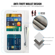 Load image into Gallery viewer, LUMARKE for iPhone 16 Pro Case Wallet with Card Holder - Detachable Flip Folio Cover - RFID Blocking 4 Card Slots - Premium Leather Magnetic Kickstand - Protective Phone Case, Cute Butterflies, CuteButterflies_1066
