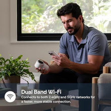 Load image into Gallery viewer, Luna 2K Indoor Camera for Home Security, Dual-Band WiFi 360 Pan-Tilt, VWhite_1931

