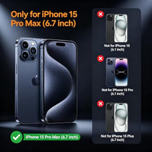 Load image into Gallery viewer, Lunivop for iPhone 15 Pro Max Case Heavy Duty Protection Rugged Screw Full Body Military Grade Metal Rubber with Stand Hard Built in Screen Protector Phone for iPhone 15 ProMax Case Silver_7479
