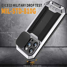 Load image into Gallery viewer, Lunivop for iPhone 15 Pro Max Case Heavy Duty Protection Rugged Screw Full Body Military Grade Metal Rubber with Stand Hard Built in Screen Protector Phone for iPhone 15 ProMax Case Silver_7481
