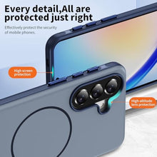 Load image into Gallery viewer, Lunivop Phone Case Compatible with Samsung Galaxy A57 Case 6.7'' Compatible with Magsafe Built-in Metal Stand Military - Grade Protector Magnetic Cover for A57 6.7 inch (Blue)_1500
