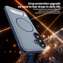Load image into Gallery viewer, Lunivop Phone Case Compatible with Samsung Galaxy A57 Case 6.7'' Compatible with Magsafe Built-in Metal Stand Military - Grade Protector Magnetic Cover for A57 6.7 inch (Blue)_1501
