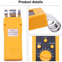 Load image into Gallery viewer, LUYILA Moisture Meter for Leather Products, Digital Water Leak Tester with 3-Section Metal Sensing Probe,Moisture Instrument with Backlit LCD Display_531
