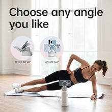 Load image into Gallery viewer, Magcheer Insulated Magnetic Water Bottle - Reusable Stainless Steel Bottle with MagSafe Compatible Phone Holder - Keeps Cold for 24 Hours - Perfect for Gym, Sports, and Travel - White 32oz_5850
