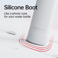 Load image into Gallery viewer, Magcheer Insulated Magnetic Water Bottle - Reusable Stainless Steel Bottle with MagSafe Compatible Phone Holder - Keeps Cold for 24 Hours - Perfect for Gym, Sports, and Travel - White 32oz_5851

