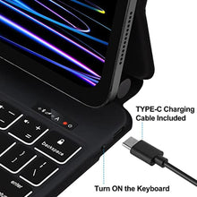 Load image into Gallery viewer, Magic Keyboard for iPad Pro 11, iPad Air 5th/4th generation(2022, 2020) 10.9'' - Ultra Slim, Backlit, Trackpad - iPad Pro 11 inch Case with Keyboard (4th, 3rd, 2nd, 1st generation - 2022~2018), Gray, MagiciPadProiPadAirGray_1149
