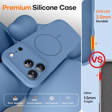 Load image into Gallery viewer, Magnetic for iPhone 17 Pro Max / 18 Pro Max Case, Silicone, Glass Blue, GlassBlue_596
