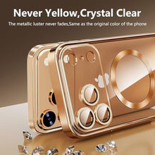 Load image into Gallery viewer, Magnetic for iPhone 17 Pro Max Case with Privacy Screen Protector &amp; Full Camera Cover,[Non-Yellowing] Shockproof Clear Phone Case Compatible with MagSafe Women Girls for iPhone 17 ProMax,Silver_1994
